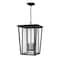 Z-Lite Seoul 3 Light Outdoor Chain Mount Ceiling Fixture, Oil Rubbed Bronze & Clear 571CHXL-ORB - alternate 3